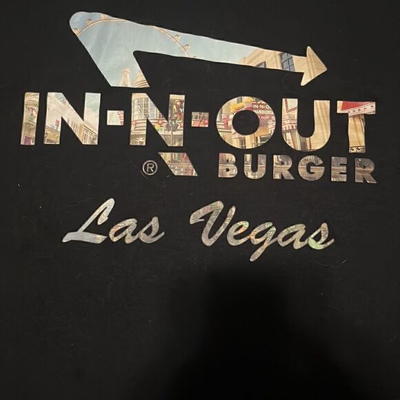In N Out Burger Las Vegas - Black T Shirt - S - Picture 2 of 4